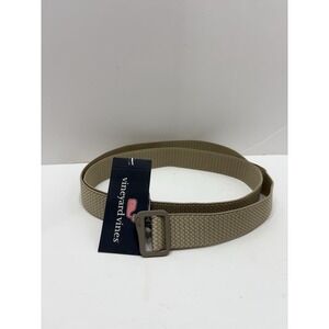 New‎ Vineyard Vines Patterned Stretch Otg D-ring Belt Khaki Sz XL (53")